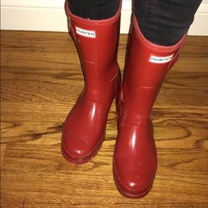 W’s Original Short Gloss Rain Boots Military Red